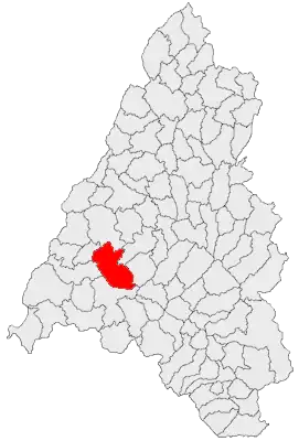 Kaart van Husasău de Tinca