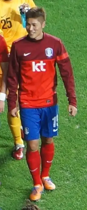 Hwang in 2013 als speler van Zuid-Korea