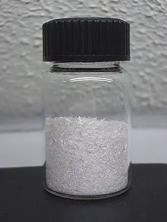 Hydrochinon-kristallen