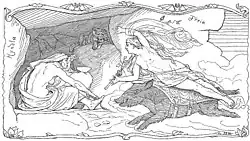Hyndluljóð; Freya bij de Völva Hyndla, 1895