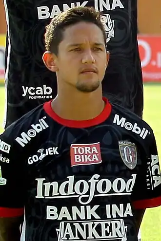 Irfan Bachdim namens Bali United in 2017.