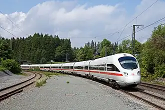 ICE-T "Reutlingen" op 22 mei 2009 bij Steinbach am Wald