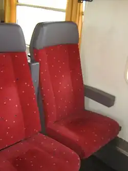 Interieur 1e klasse.