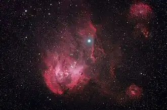 IC 2944 en Lambda Centauri