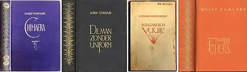 Omslagontwerpen Frits Lensvelt voor H.P. Leopold Uitgevers Maatschappij, 1929-1934