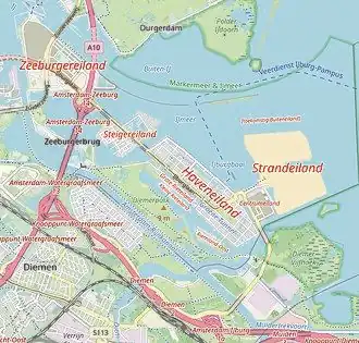 Kaart van Strandeiland