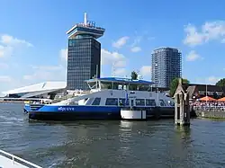 IJveer 61 voor de A'DAM Toren en het Eye Filmmuseum