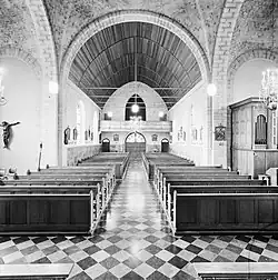 Interieur naar het westen