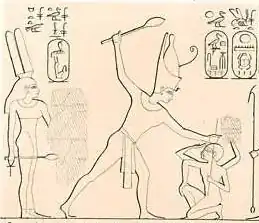 Koningin Iaret en Thoethmosis IV