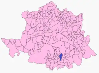 Kaart van Ibahernando