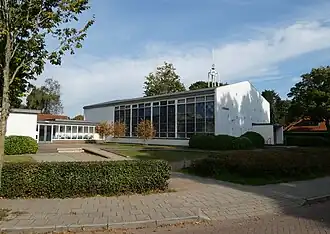 Ichthuskerk, vooraanzicht Korenlaan