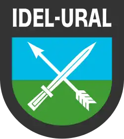 Een van de drie insignes van het Wolga Tataren Legioen