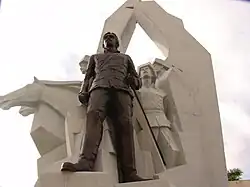 Het standbeeld van Ignacio Agramonte op de Plaza de la Revolucion
