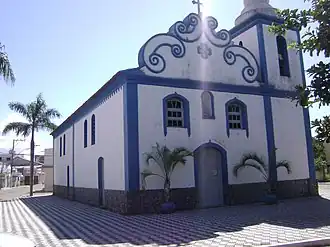 Katholieke kerk Nossa Senhora Conceiçãoin het centrum van Conceição da Barra