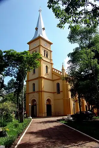 Katholieke kerk Sagrado Coração de Jesus in Ribeirão Claro
