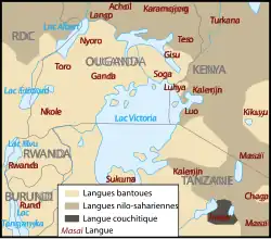 Talen rondom het Victoriameer