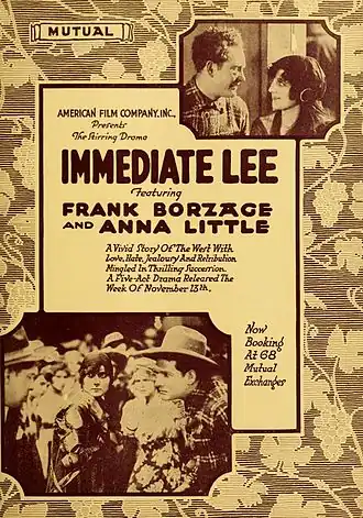 Advertentie voor Immediate Lee