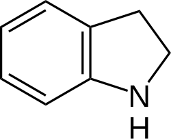 Structuurformule van indoline