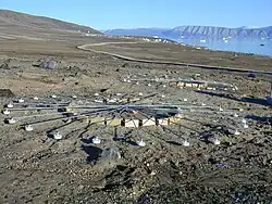 Meetapparatuur voor Infrageluid bij Qaanaaq, bestemd om kernexplosies op te kunnen sporen