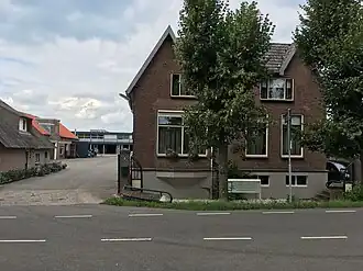 Ingang van de touwfabriek