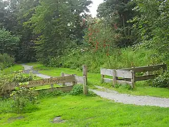 Ingang van het park (2011).