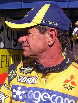 Ingo Hoffmann bij een stock car race.