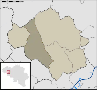 Kaart van IngooigemYvegem