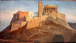 Studie Vue de l'acropole d'Athène (1841/49)