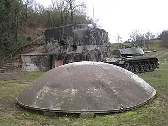 Ingang Fort Blok-1 met schijnkoepel