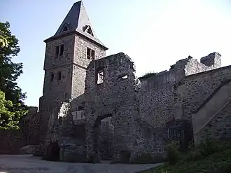 De hedendaagse burcht Frankenstein