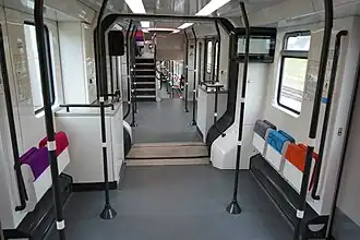 Overgang tussen twee rijtuigen