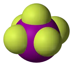 alt=Ruimtelijk model van 
  
    
      
        
          
            IF
            
              5
            
            
              
            
          
        
      
    
    {\displaystyle {\ce {IF5}}}