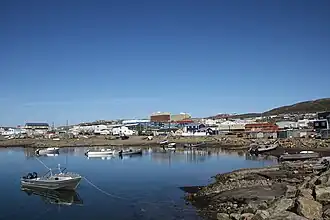 De waterkant bij Iqaluit