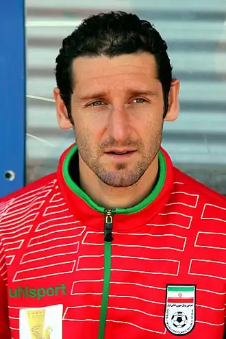 Khalatbari in 2014 als speler van Iran
