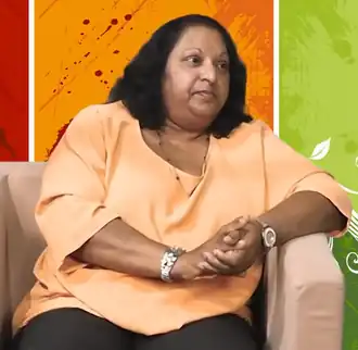 Irene Lalji tijdens Artiesten Club