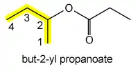 Iupac-ester