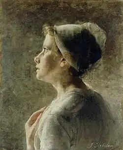 Holandsko dekle (1886, Hollands meisje), National Gallery of Slovenia, Ljubljana