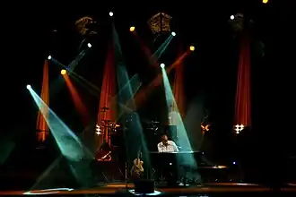 Ivano Fossati tijdens een optreden in 2009