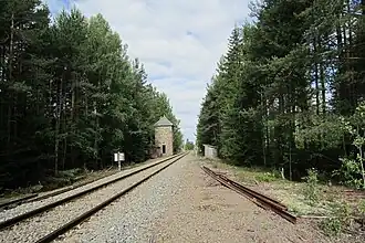 Watertoren bij het voormalige station
