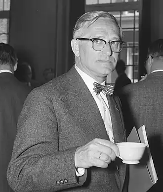 Prof. J.F. Berghoef in 1961