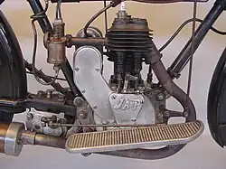 JAP 293 cc zijklepmotor uit 1915