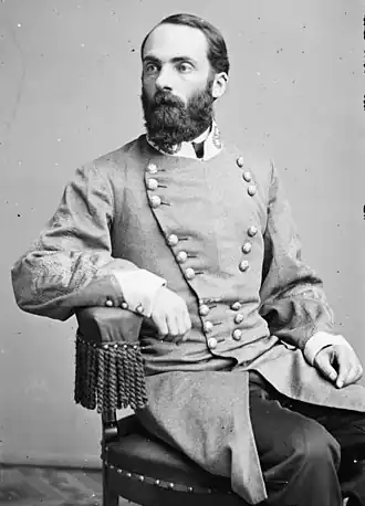 Wheeler in het uniform van een generaal in het Confederate States Army