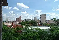 Uitzicht op het centrum van Jaú