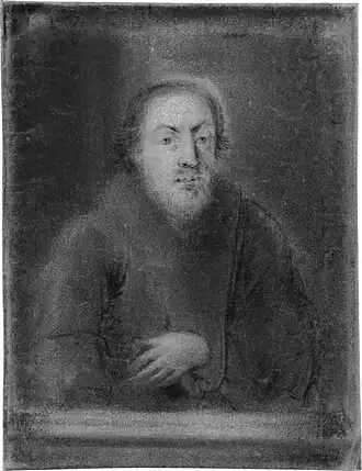 Jacob Frederik Muller, crayon-tekening, door een onbekende, in het archief van de stad Amsterdam