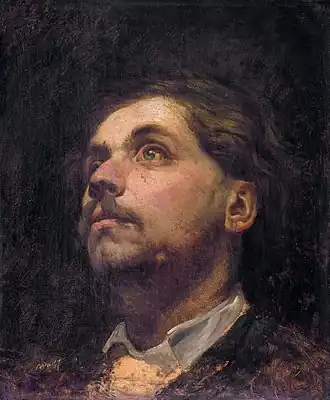 Portret van Jacob Maris door Matthijs Maris, 1857, Rijksmuseum, Amsterdam