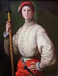 Jacopo Pontormo: Portret van een hellebaardier