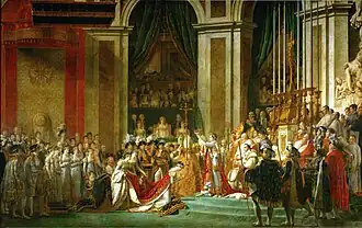De kroning van Napoleon en Joséphine de Beauharnais (1807)