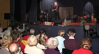 Gérald Ryckeboer enJacques Yvart tijdens een concert in 2005