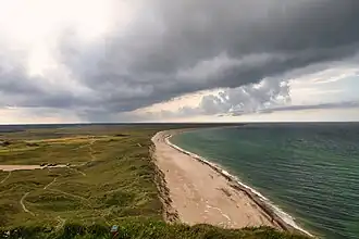 Uitzicht over de Jammerbocht vom Bulbjerg in Richtung Westen