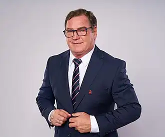 Jan Urban in 2025 als bondscoach van Polen